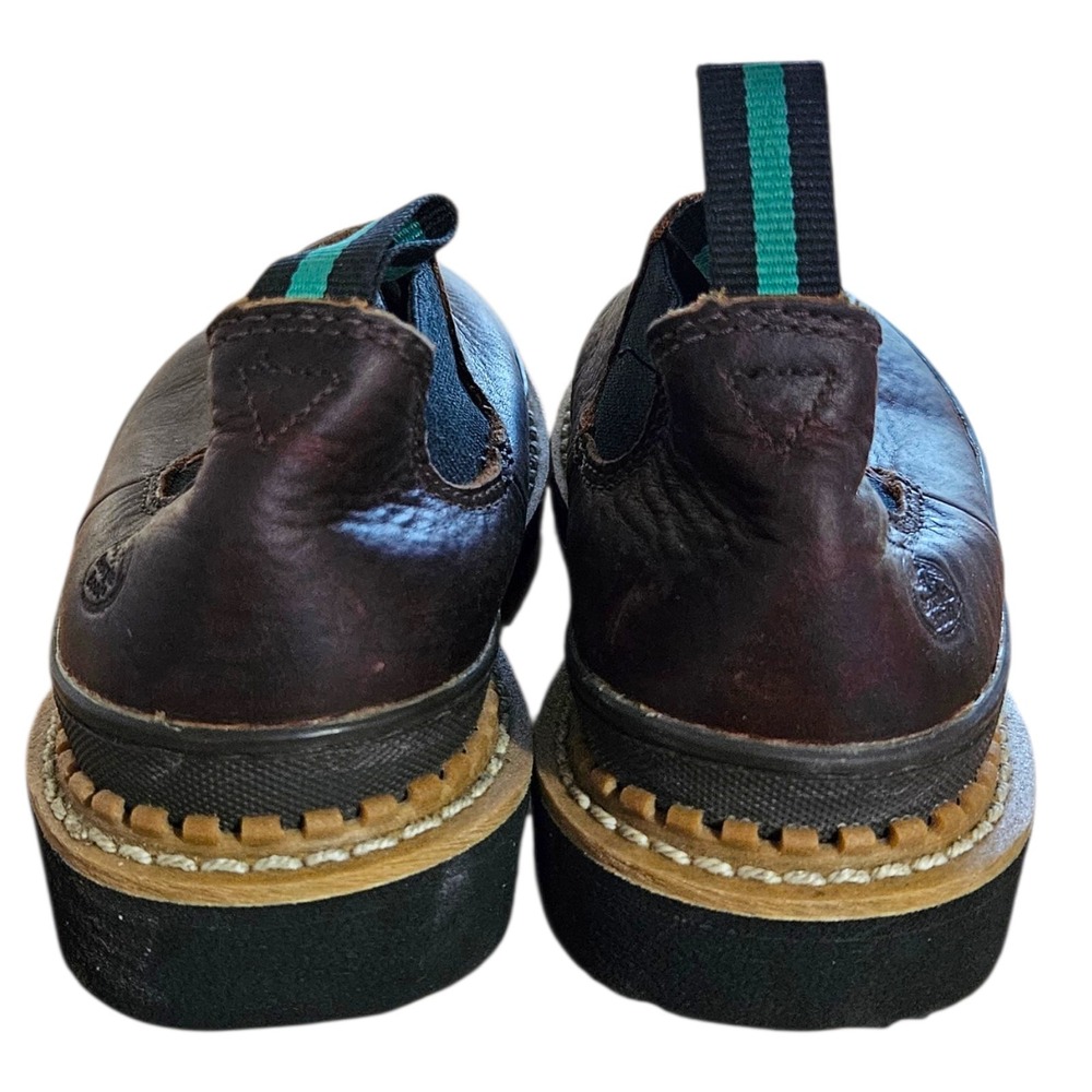 Georgia Boot Kids Boys Brown Leather Little Giant Romeo Slip On Shoes SIZE US 3 - Picture 2 of 6
